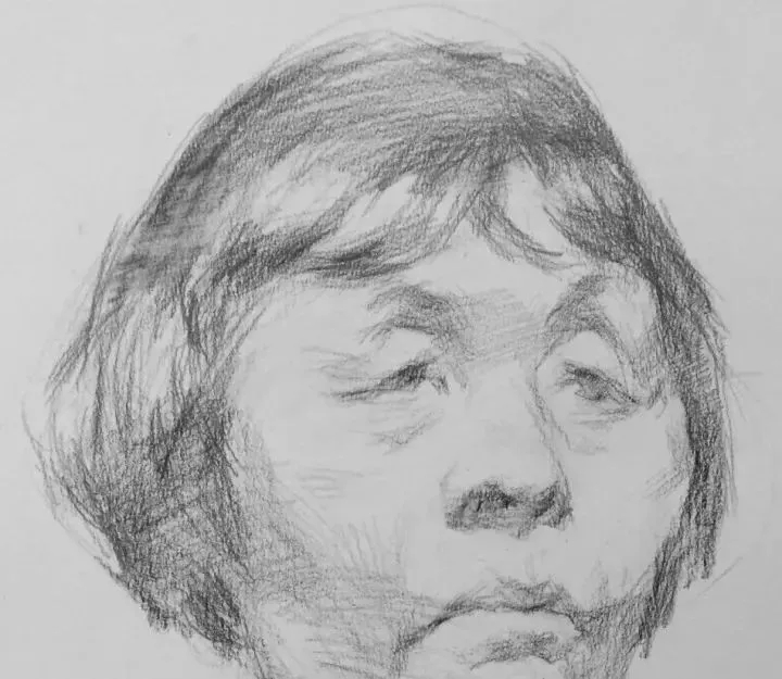  廣州畫室排名前三畫室教你如何讓你的素描頭發(fā)看起來不死板粗糙有質(zhì)感,35