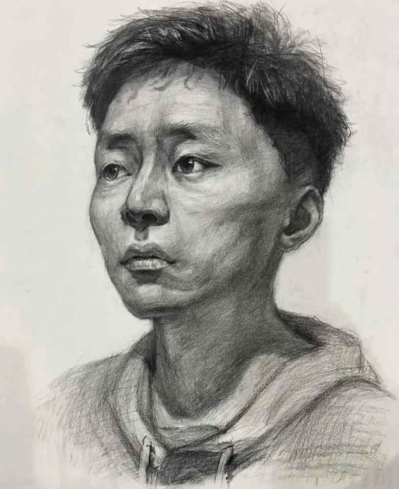廣州十大畫室將各省一模素描卷放一起大pk，你找找都有哪些共同特征,27