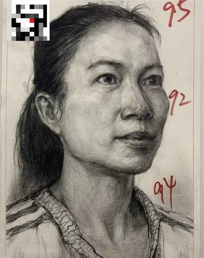 21屆廣西藝成二模高分卷發(fā)布，廣州美術高考班覺得與一模進步好大,14