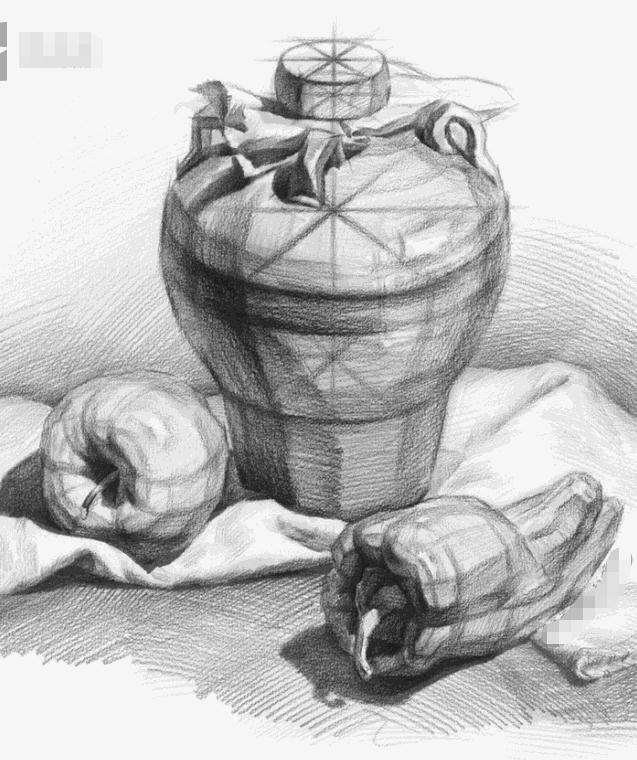 【廣州藝考畫室入門結構素描】畫素描靜物之前的必學課程,18