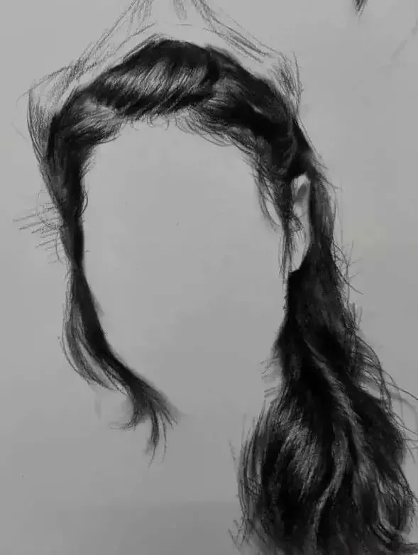  廣州畫室排名前三畫室教你如何讓你的素描頭發(fā)看起來不死板粗糙有質(zhì)感,11