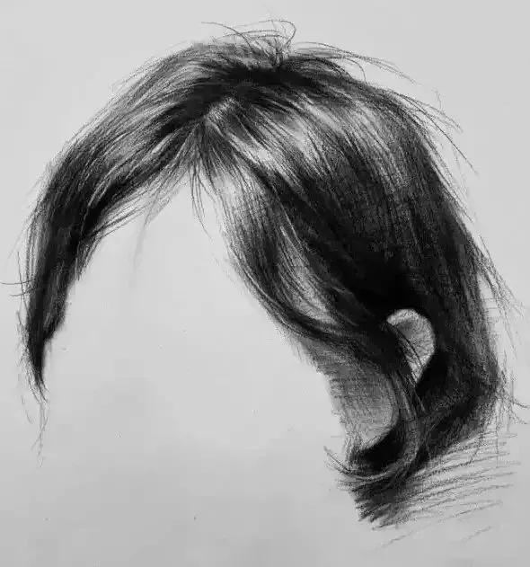  廣州畫室排名前三畫室教你如何讓你的素描頭發(fā)看起來不死板粗糙有質(zhì)感,01