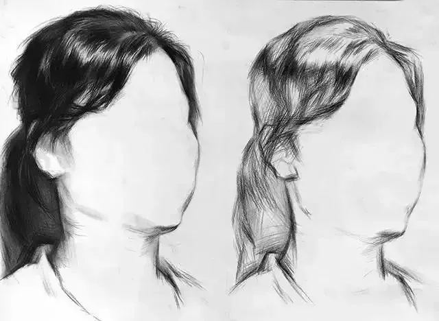  廣州畫室排名前三畫室教你如何讓你的素描頭發(fā)看起來不死板粗糙有質(zhì)感,04