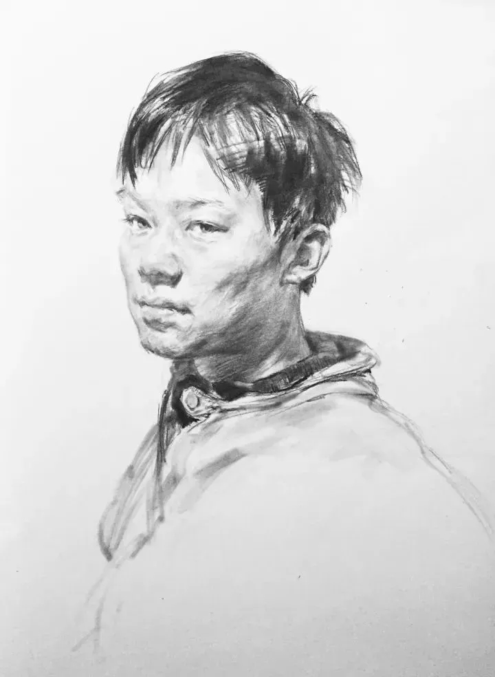  廣州畫室排名前三畫室教你如何讓你的素描頭發(fā)看起來不死板粗糙有質(zhì)感,69