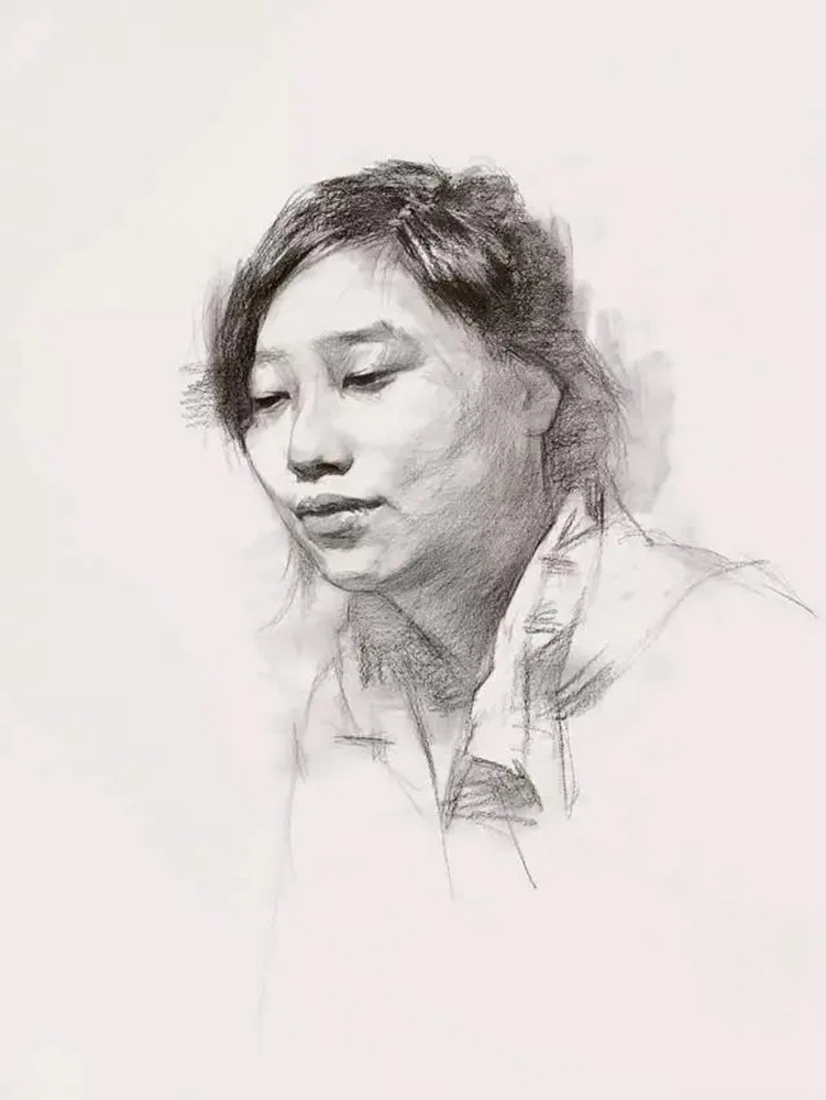 【廣州畫室基礎(chǔ)鞏固】女青年頭像素描拿分點(diǎn)歸納,10