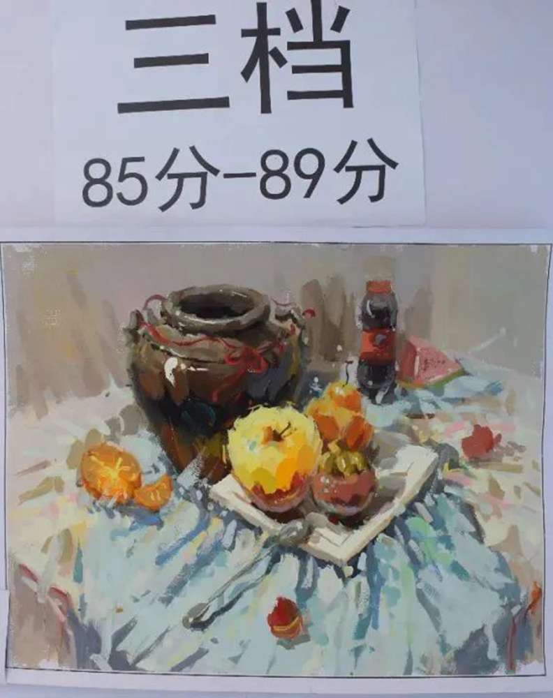 最新美術聯考一模評分標準，廣州十大畫室給你實錘有圖有真相,24