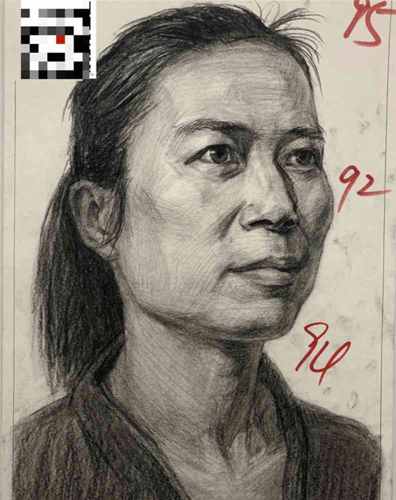21屆廣西藝成二模高分卷發(fā)布，廣州美術高考班覺得與一模進步好大,11