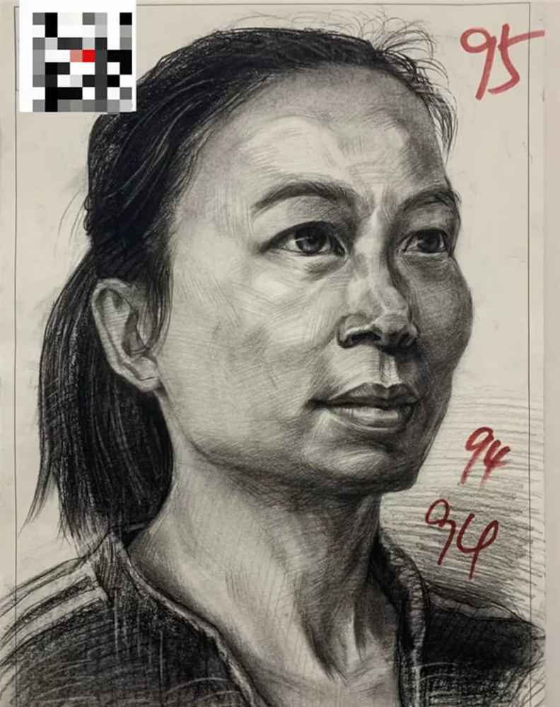 21屆廣西藝成二模高分卷發(fā)布，廣州美術高考班覺得與一模進步好大,12