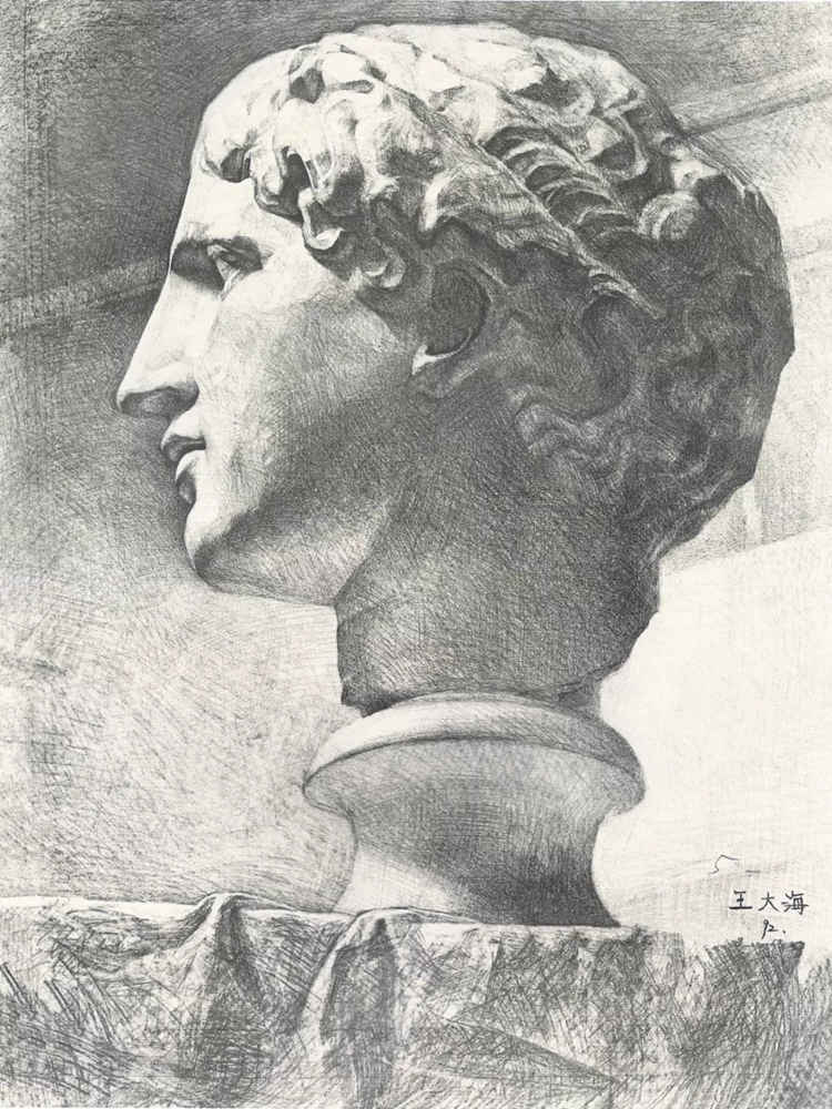 廣州前十畫室帶你看看你央美老素描，竟顯素描的本質?,69