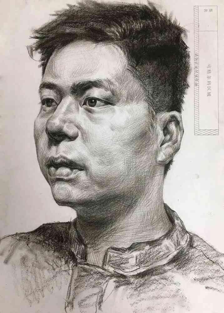 廣州十大畫室將各省一模素描卷放一起大pk，你找找都有哪些共同特征,02