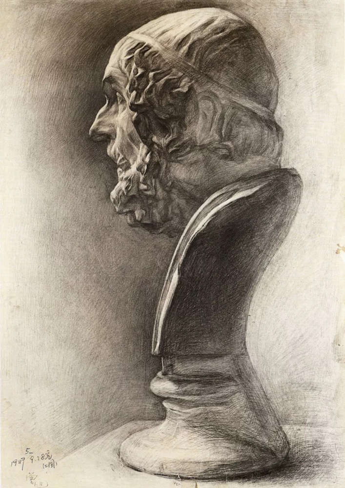 廣州前十畫室帶你看看你央美老素描，竟顯素描的本質?,44