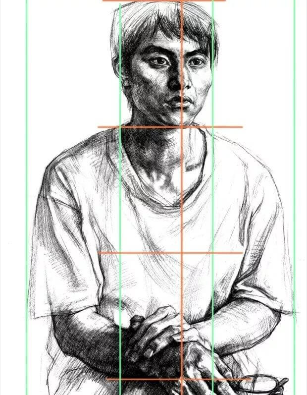 半身像門檻太高？跟著廣州畫室小圍老師教程其實并不難