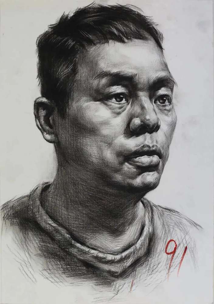 廣州十大畫室將各省一模素描卷放一起大pk，你找找都有哪些共同特征,05