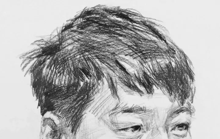  廣州畫室排名前三畫室教你如何讓你的素描頭發(fā)看起來不死板粗糙有質(zhì)感,44