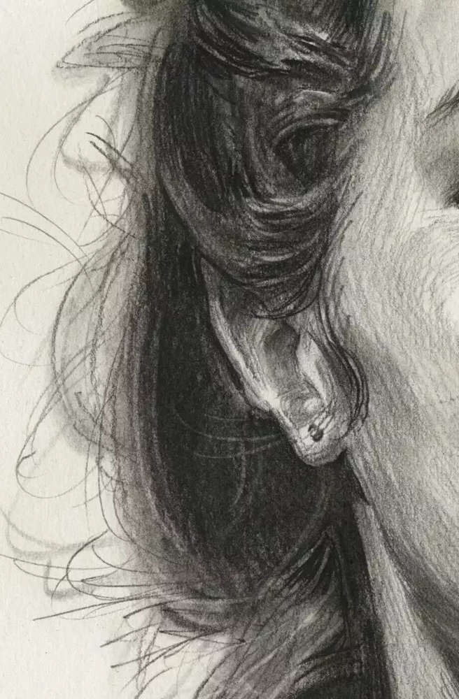 廣州畫室排名前十畫室教學｜教你如何刻畫扎大麻花辮的外國女青年,15