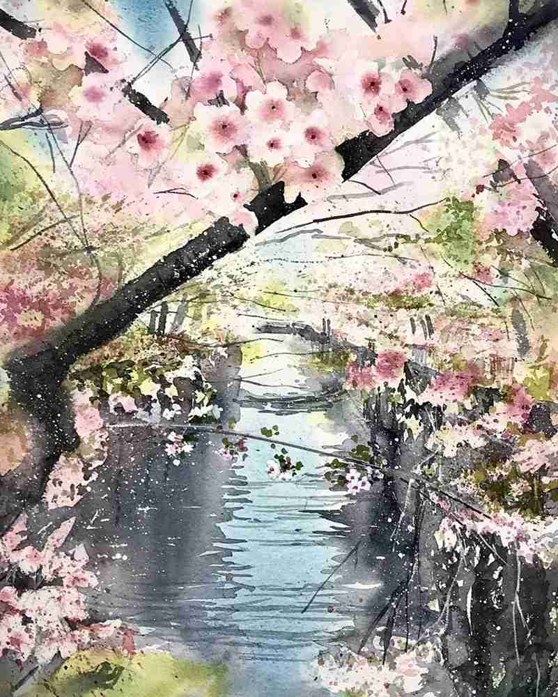 這些水彩作品用色用筆都是實力擔(dān)當，廣州十大畫室都在拿來臨摹,26