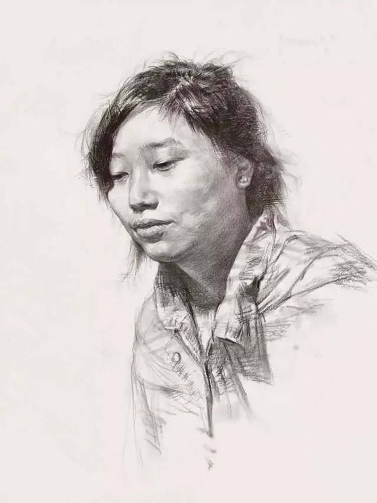 【廣州畫室基礎(chǔ)鞏固】女青年頭像素描拿分點(diǎn)歸納,13